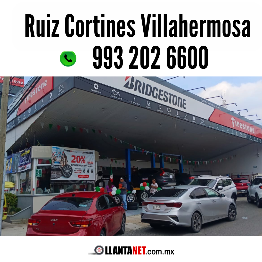 llantanet bridgestone villahemorsa tabasco