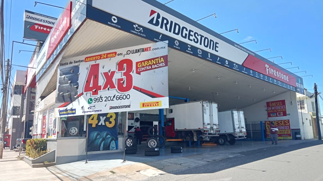 Ubicación Llantanet Villahermosa Tabasco Ruiz Cortines dirección de sucursal venta de llantas y servicios automotrices